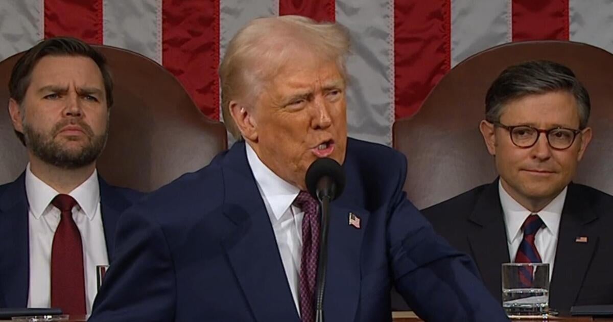 Trump ends address to Congress by proclaiming "the golden age of America has only just begun"