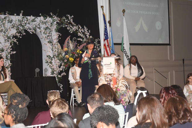 People pose for a photo at the 2025 Take the Lead Greater Philadelphia annual gala 