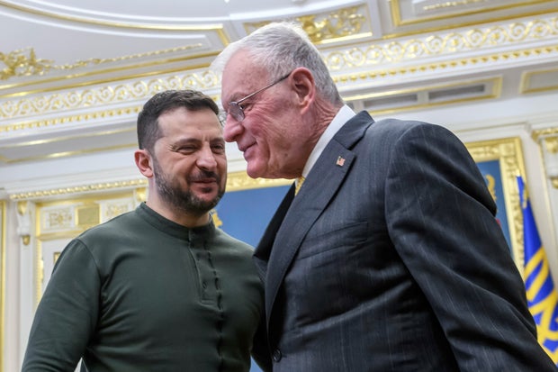 U.S. President Donald Trump's Special Envoy, General Keith Kellogg Visit To Kyiv