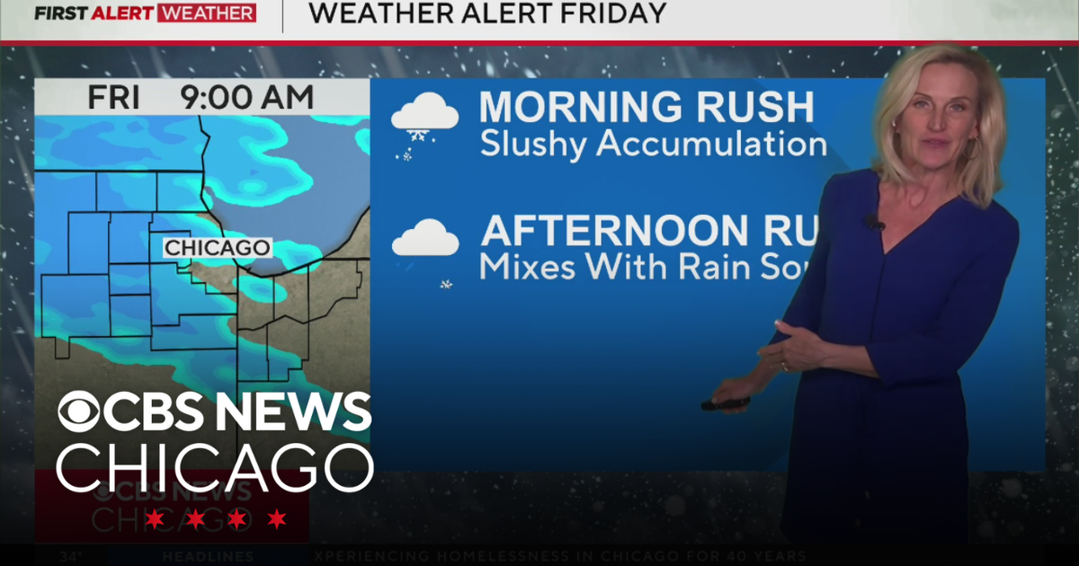 Get ready for snow on Friday in Chicago - CBS Chicago