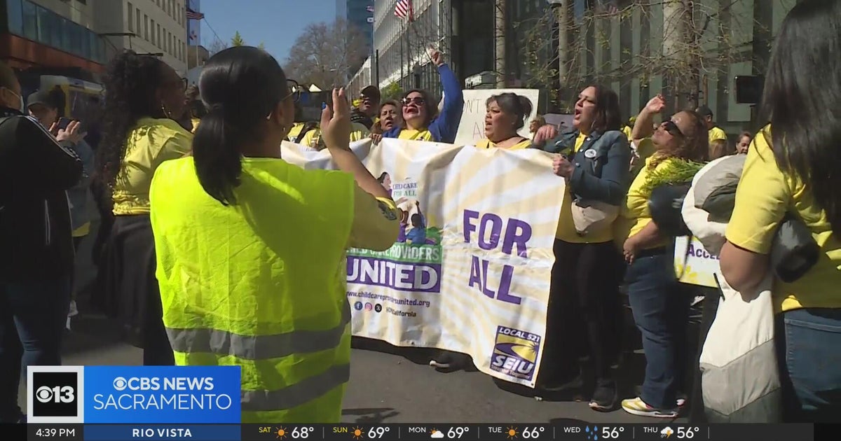"March on the Boss" in Sacramento calls on state to provide better pay ...