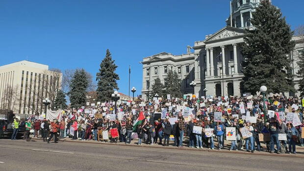 International Women's Day march at Colorado State Capitol 