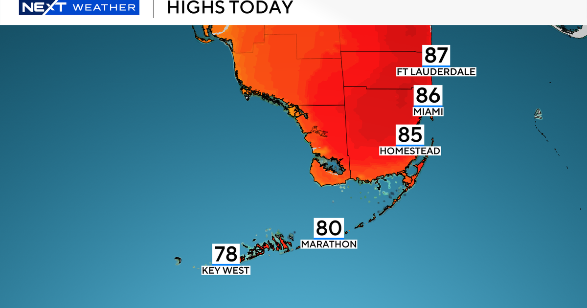 Warm and windy across South Florida, showers in the afternoon Warm and windy across South Florida, showers in the afternoon
