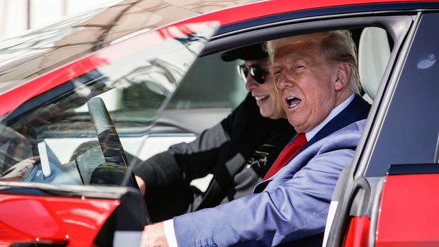 Trump Says He's Going To Buy A Tesla As Shares Slump 