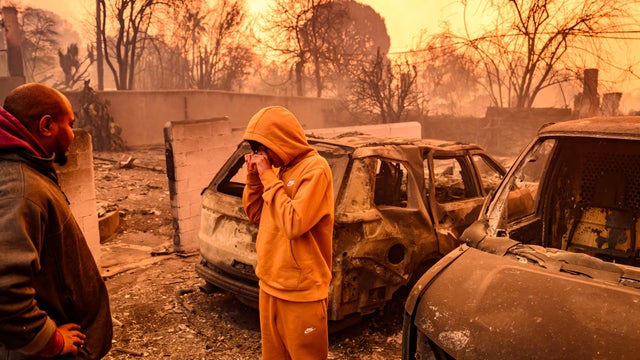 Powerful Winds Fuel Multiple Fires Across Los Angeles Area 