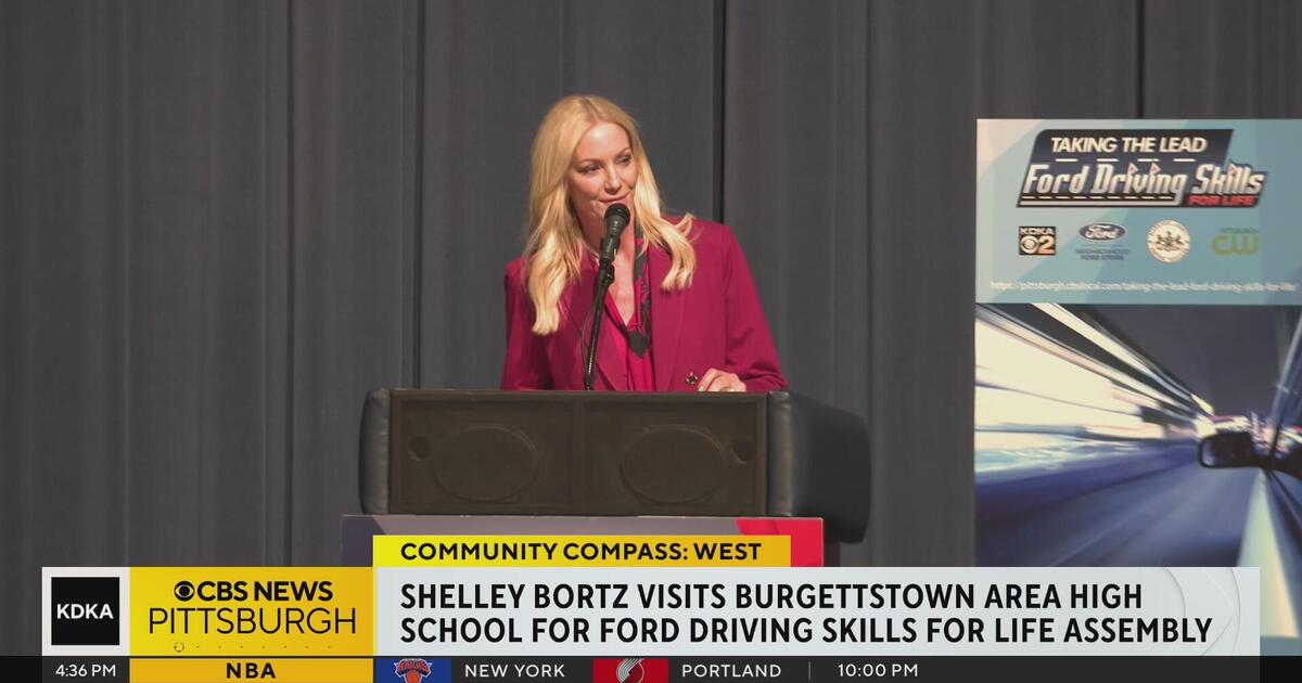 KDKA's Shelley Bortz visits Burgettstown Area High School for Ford ...