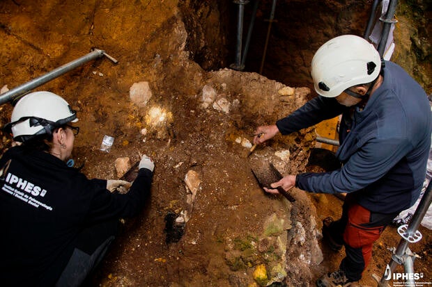 Earliest human face fossil from Western Europe, nicknamed Pink, discovered in Spanish pit