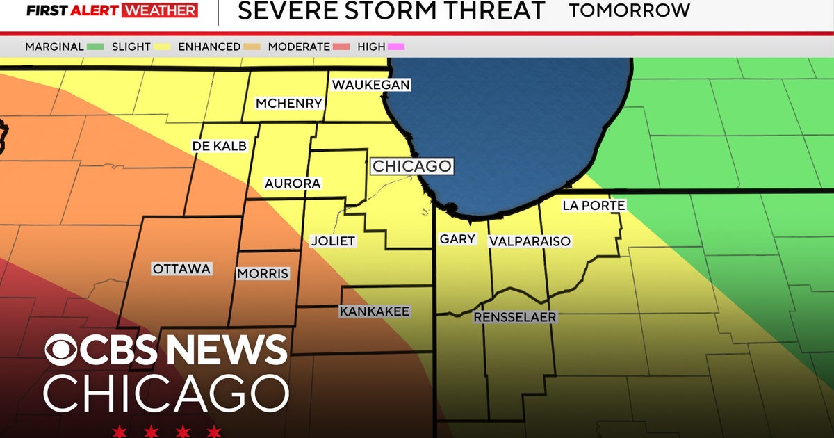 Chicago to get severe weather Friday night, isolated tornadoes possible ...