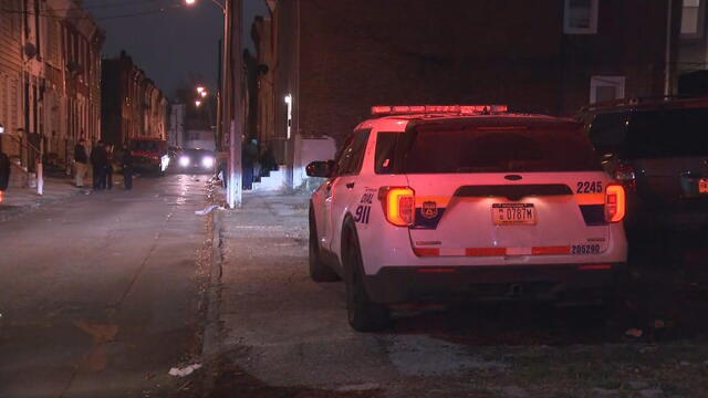 A police car is seen on North Stillman Street 