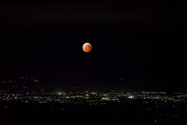 Total Lunar Eclipse In Mexico
