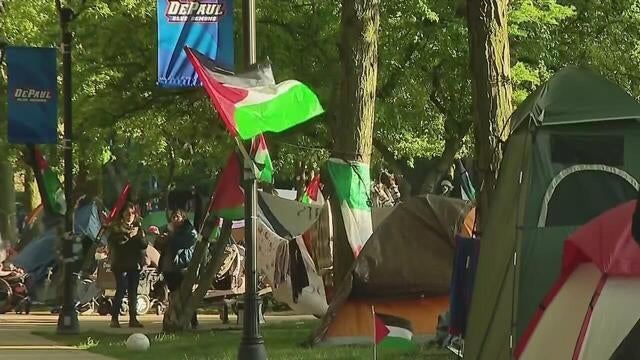 DePaul encampment 