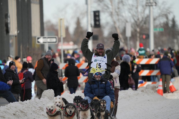 Ceremonial start of the 53rd Iditarod Trail Sled Dog Race in Anchorage