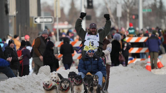 Ceremonial start of the 53rd Iditarod Trail Sled Dog Race in Anchorage 