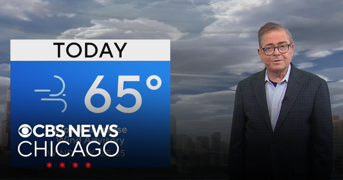 High wind warning now an advisory for Chicago area - CBS Chicago
