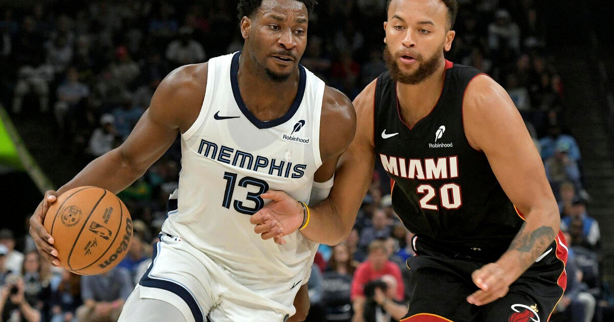 Jackson, Bane lead Memphis Grizzlies to 125-91 victory over Miami Heat, handing them 7th-straight loss