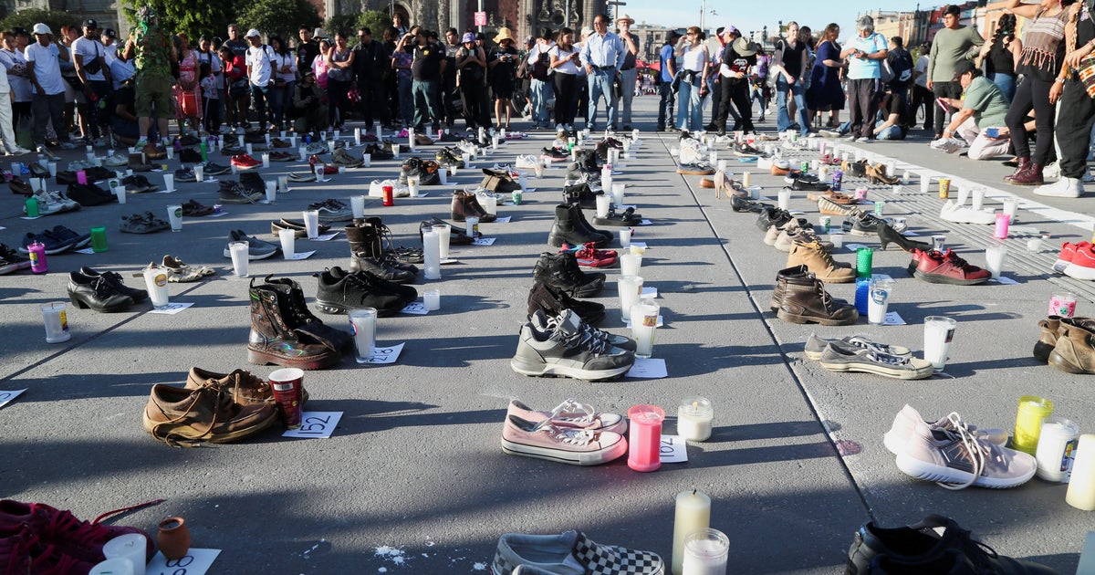 Discovery of bones, shoes at cartel "extermination center" sparks protests