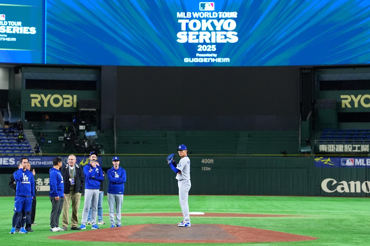 Los Angeles Dodgers Workouts: MLB Tokyo Series 