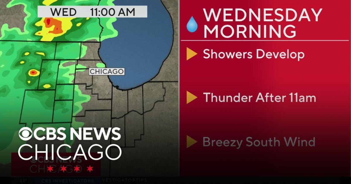 Severe weather expected Wednesday in Chicago - CBS Chicago