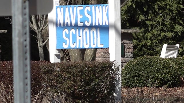 Navesink School sign 