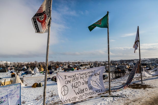 Veterans arrived en mass to Standing Rock, bringing a