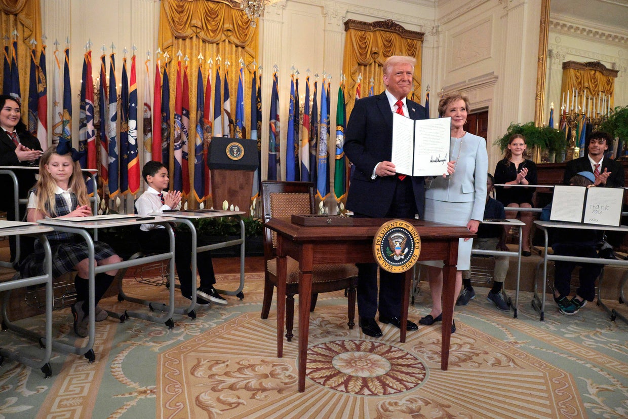 President Trump Signs Executive Order To Shut Down Department Of Education 