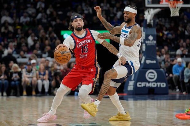 Pelicans Timberwolves Basketball