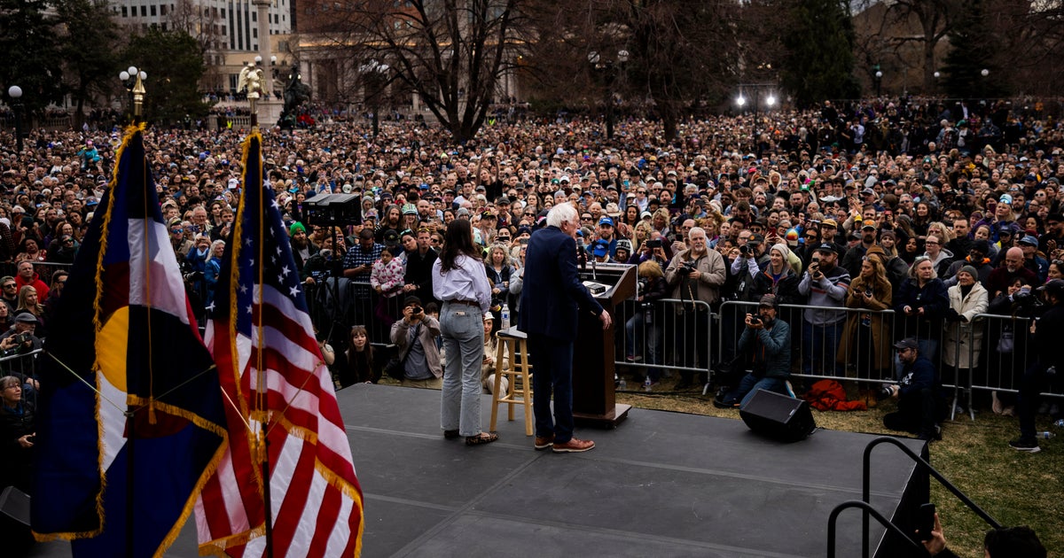 Over 30000 turn out for Bernie Sanders AOC rally in Denver amid push for progressive change  CBS News Over 30000 turn out for Bernie Sanders AOC rally in Denver amid push for progressive change  CBS News