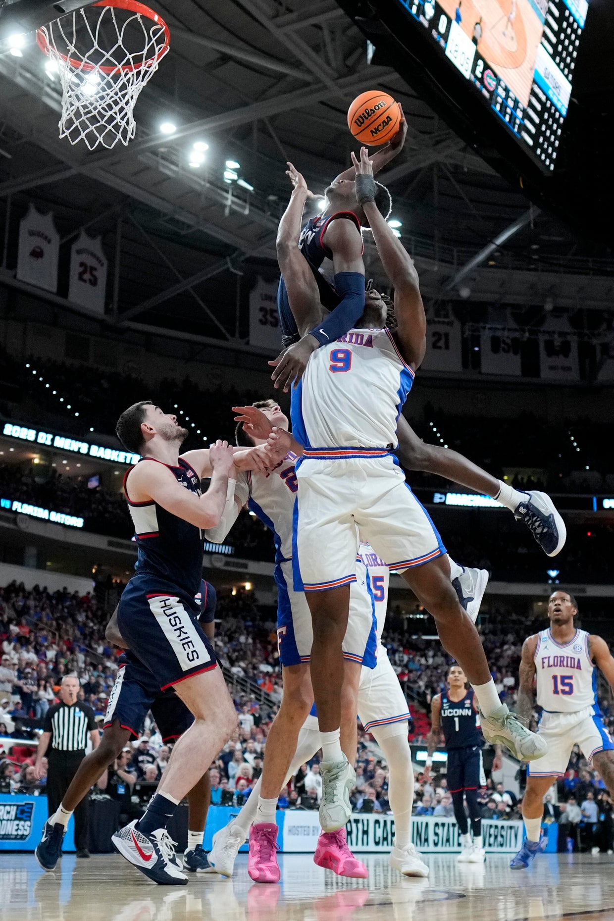 NCAA UConn Florida Basketball 