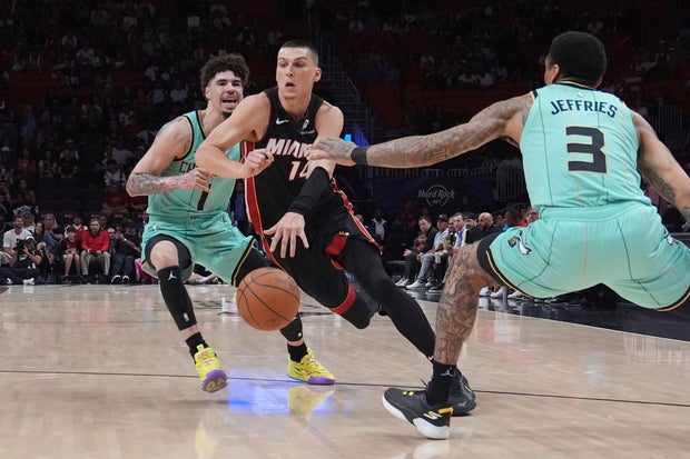 Hornets Heat Basketball