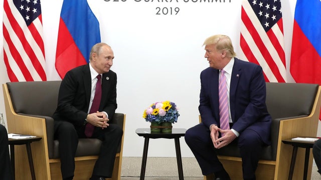 Vladimir Putin - Donald Trump meeting in Osaka 