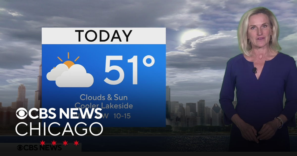 Sunshine moves into the Chicago area Tuesday afternoon - CBS Chicago