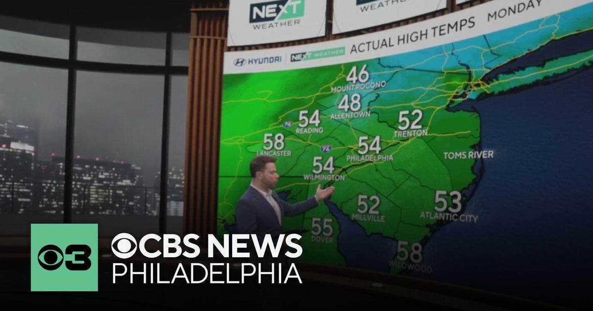 Mostly sunny Tuesday in Philadelphia, tracking chances of rain in the ...