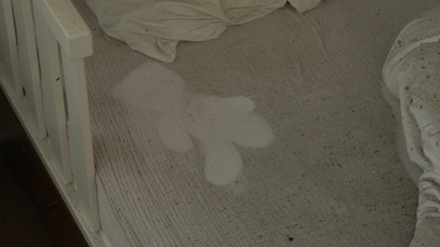 Dust in California home after wildfire 