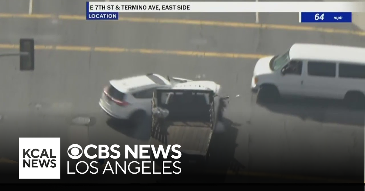 Suspect crashes into 13 cars while driving stolen truck through LA ...
