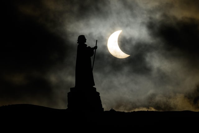 Partial Solar Eclipse Observed In The Northern Hemisphere 