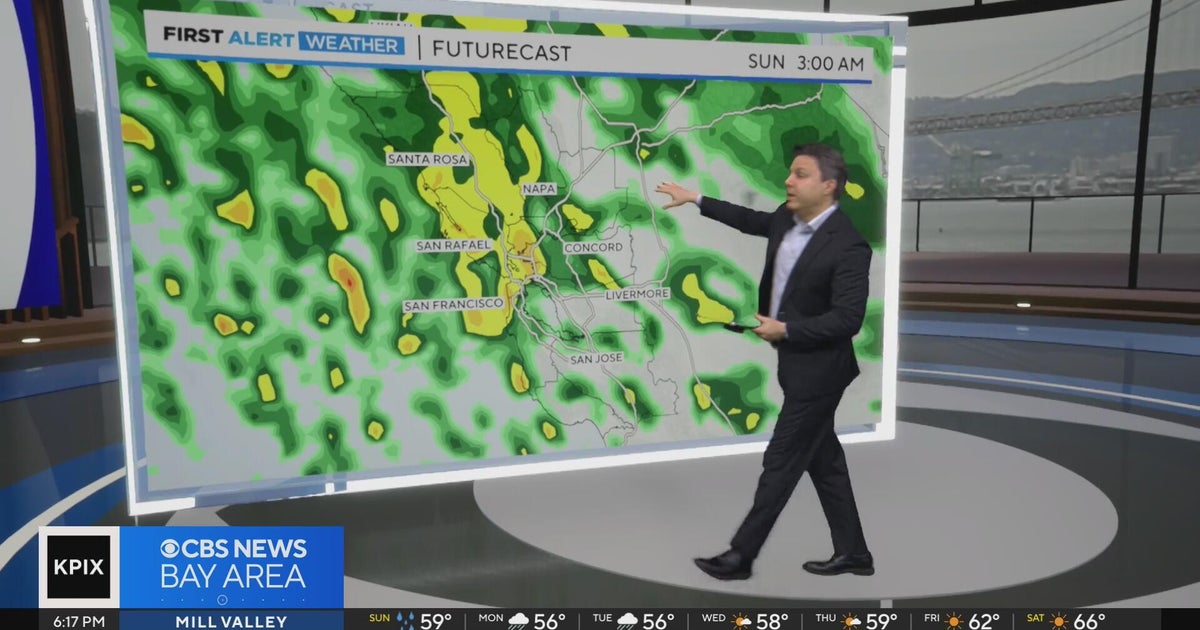 First Alert Saturday evening weather forecast - CBS San Francisco