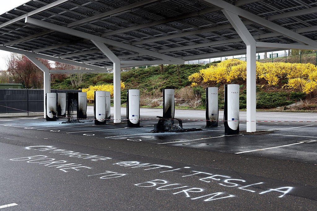 Tesla EVs, charging stations targeted by possible arson in Italy and ...