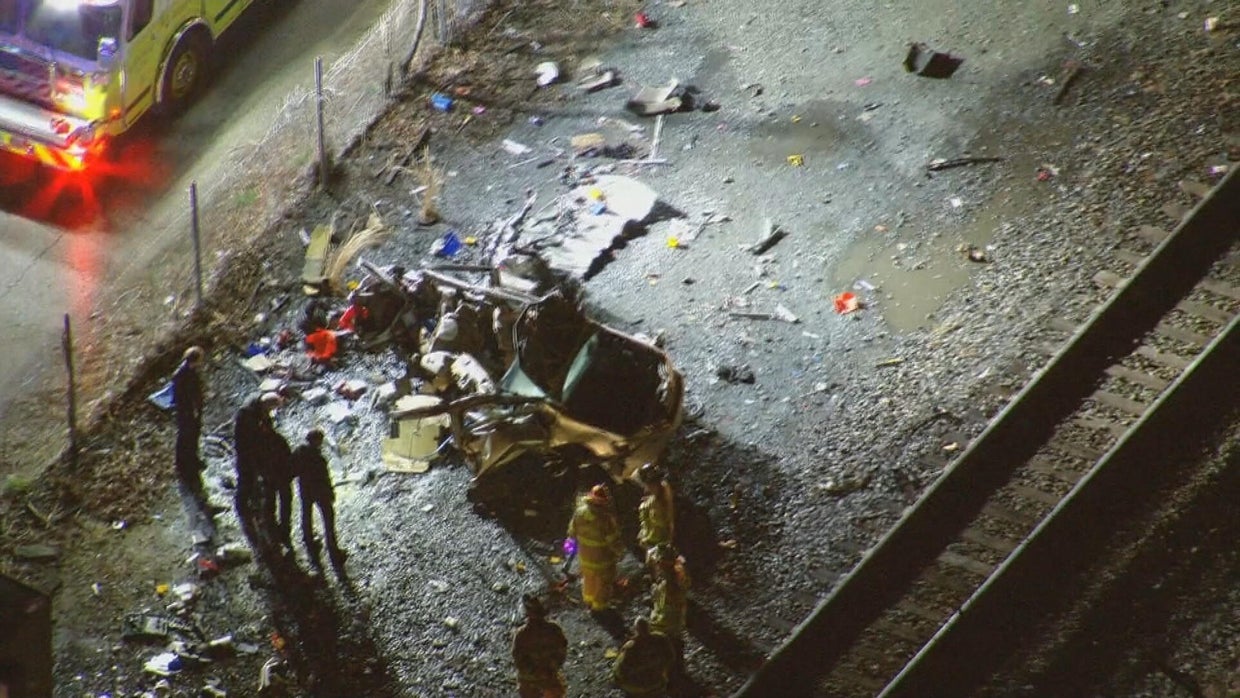 NJ Transit train strikes unoccupied car in Galloway Township; nobody ...