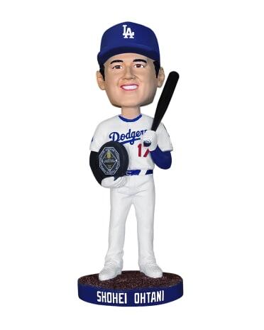 SHOHEI OHTANI 記念グッズ 2021 MVP Shohei Ohtani MVP bobbleheads were free at Dodger Stadium