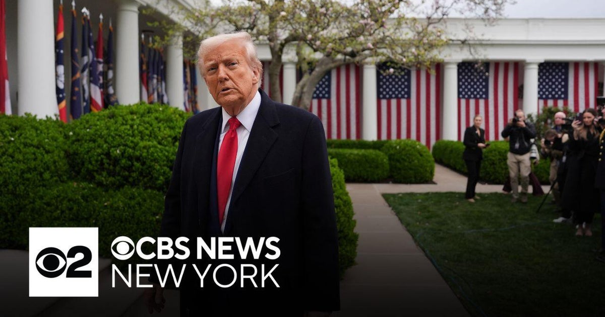 Sweeping tariffs imposed by President Trump begin Thursday - CBS New York