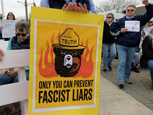 Protest Rally against President Donald Trump in Rehoboth Beach, Delaware 
