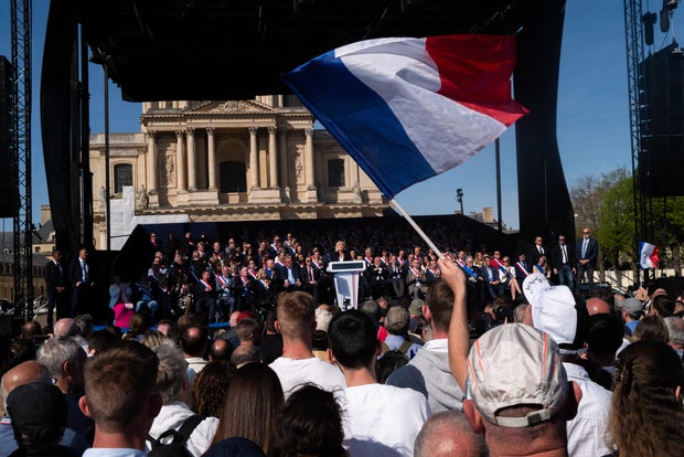 FRANCE-PARIS-PROTEST-MARINE-LE-PEN 
