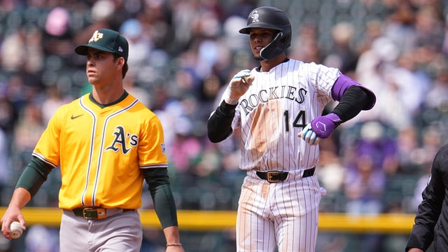 Athletics Rockies Baseball