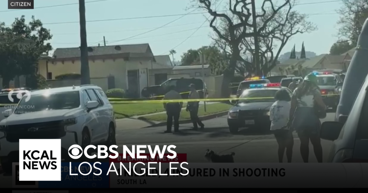 1 dead, 4 wounded after shooting in South Los Angeles - CBS Los Angeles