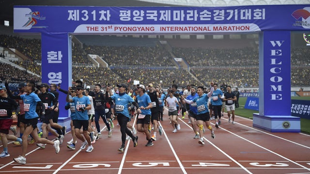 NKOREA-ATHLETICS-MARATHON-PYONGYANG