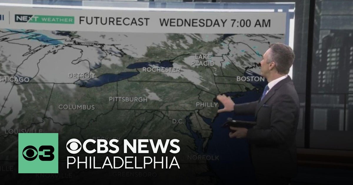 Breezy, cold Tuesday night in Philadelphia region; tracking rain for ...
