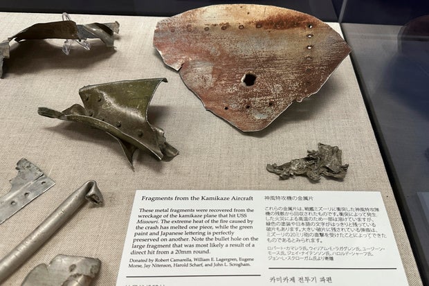 USS Missouri Kamikaze Attack 