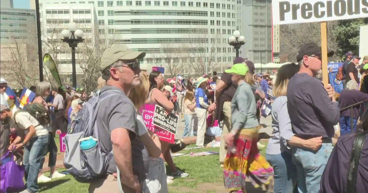 March for Life demonstrators gather for rally at Colorado State Capitol ...