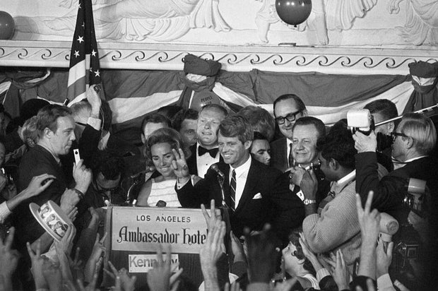Robert F. Kennedy Shortly Before Assassination 