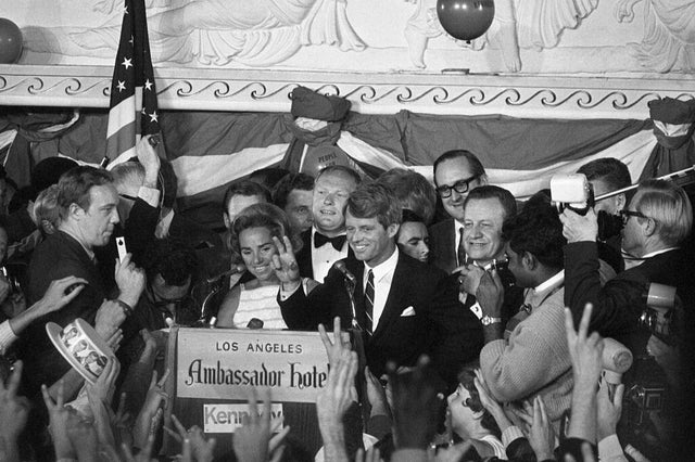 Robert F. Kennedy Shortly Before Assassination 